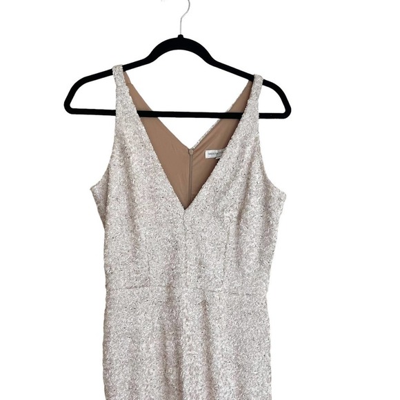 Dress The Population Sequin Camilla Midi Dress Sleeveless Size L NWOT - Picture 12 of 12